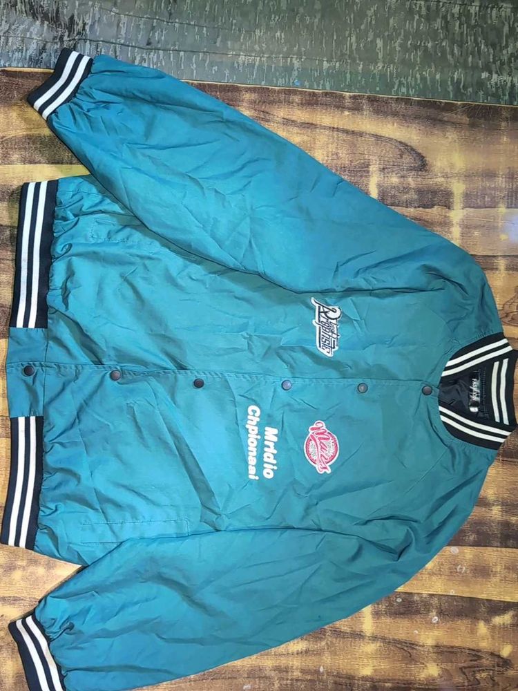 Teal Bomber Jacket