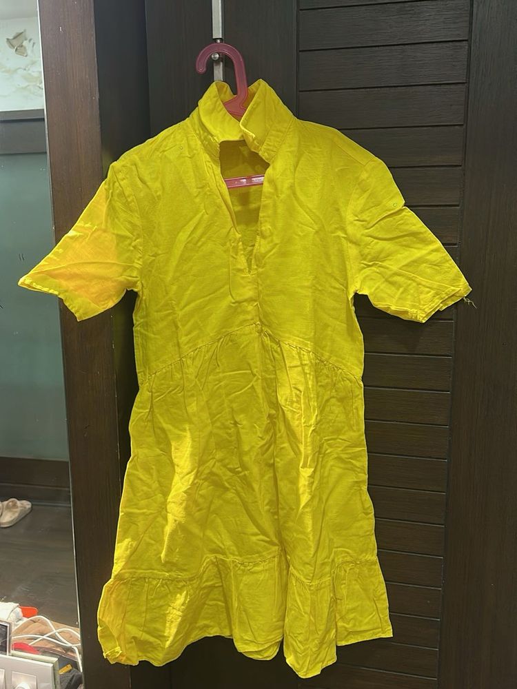 Yellow summer dress