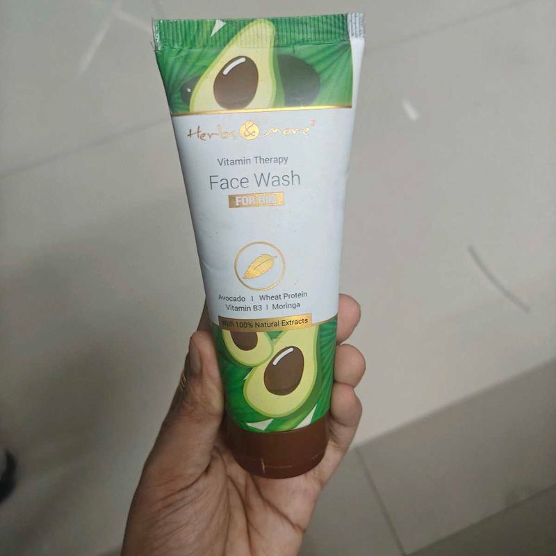Herbal &amp; More Vitamin Therapy Face Wash