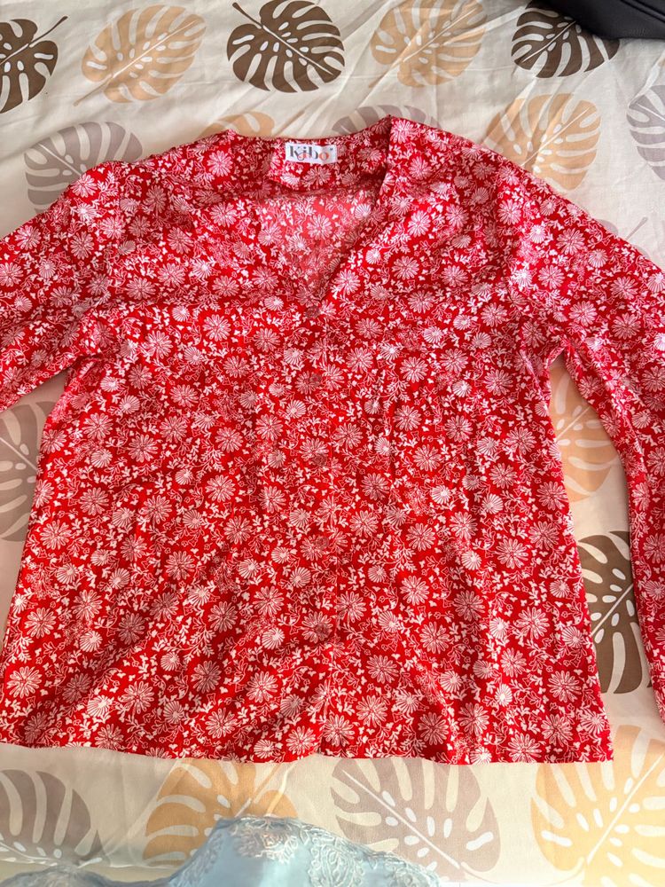 Floral printed Shirt Stylw Top