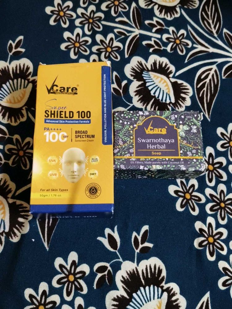 Vcare Sunscreen &amp; Herbal Soap