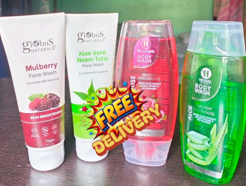 Globus Naturals Face and Body wash