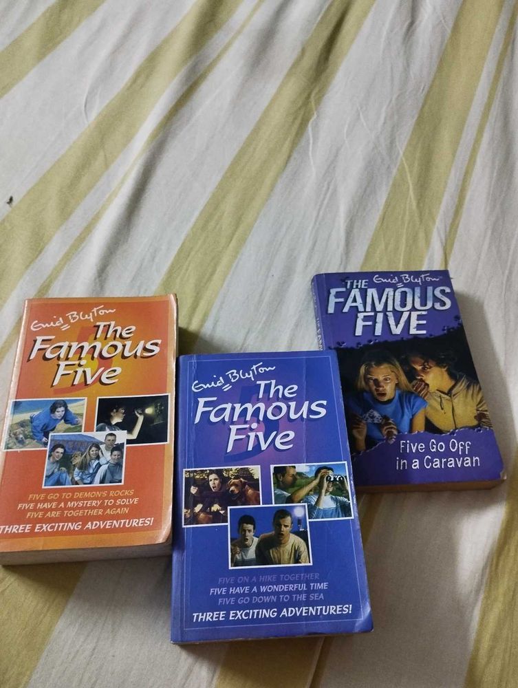 Enid Blyton The Famous Five 3 Books