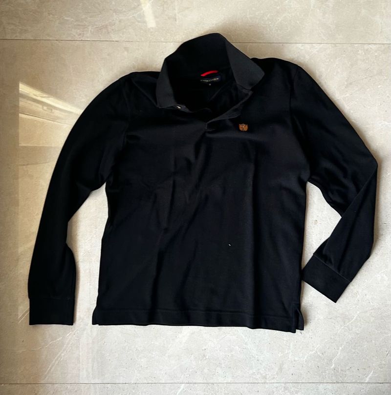 Original Fahrenheit Black Long Sleeve Polo