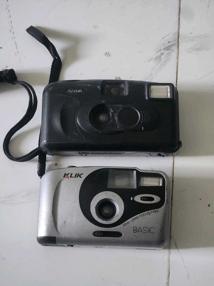 Kodak &amp; Klik Basic 35mm Film Cameras
