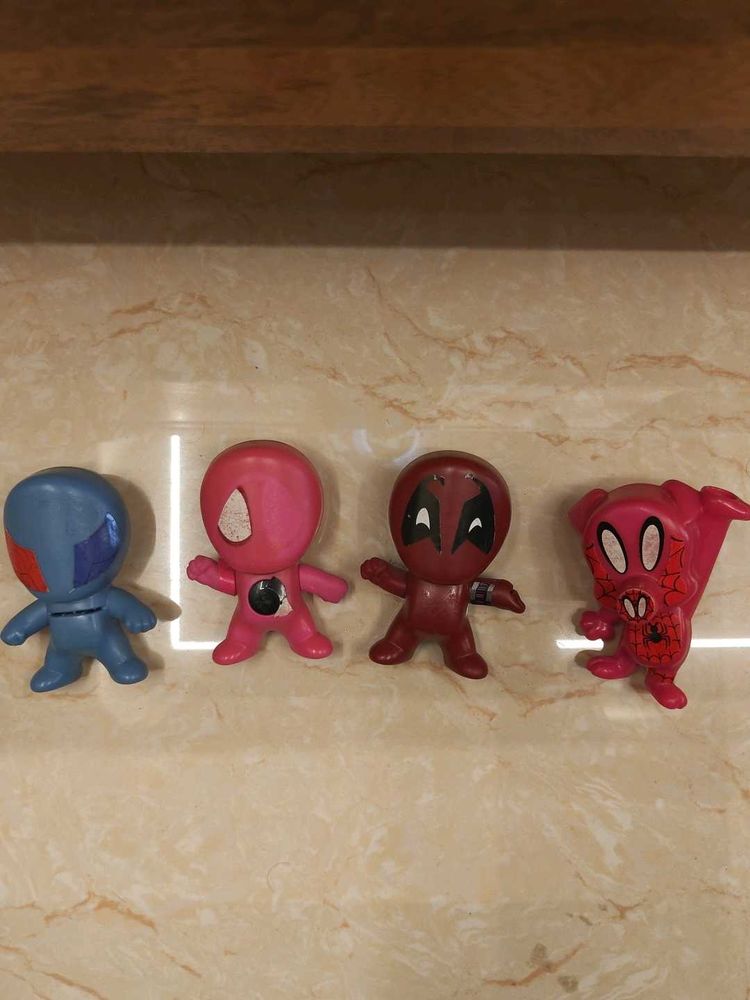 Spiderman Character Figurines Set