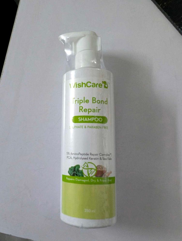 WishCare Triple Bond Repair shampoo new