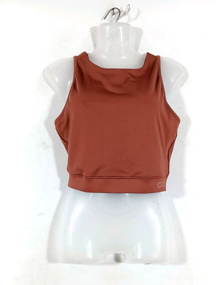 Rusty Brown Crop Top (Women)