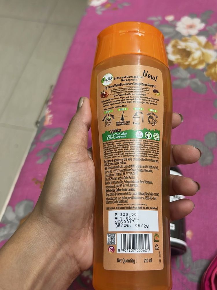 Vatika Bio-Infusion Damage Repair Shampoo