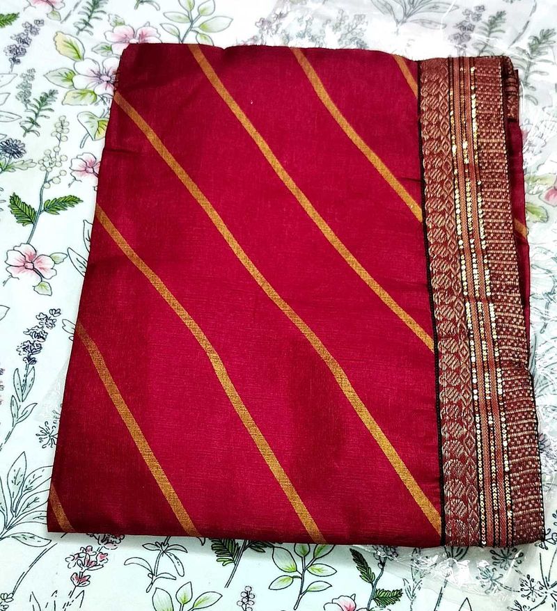 NEW MAROON SAREE