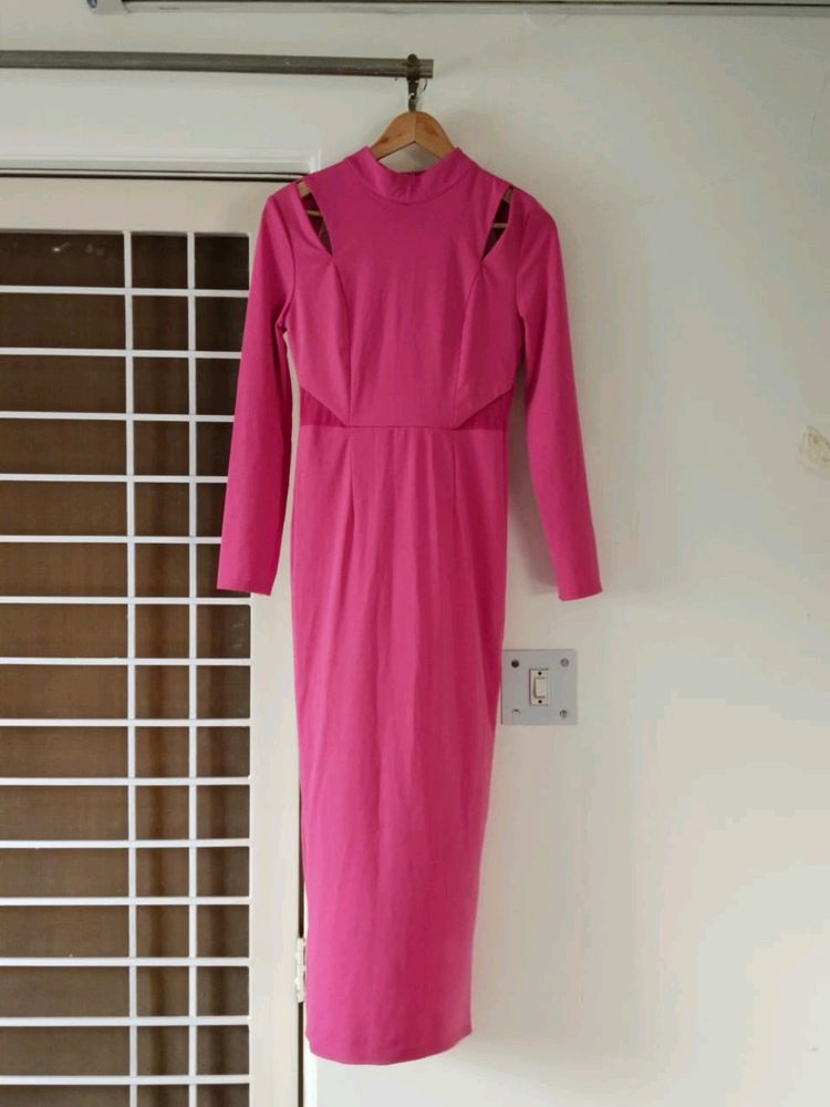 Cut Out Mesh maxi dress from Hongkong