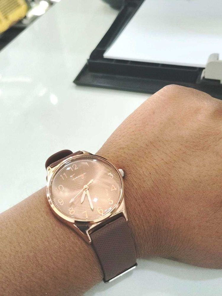 Elegant Rose Gold Watch