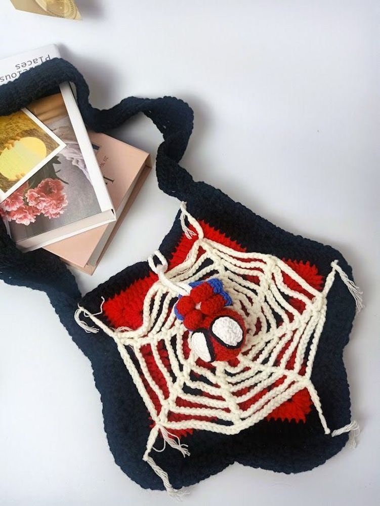 Crochet Spiderweb Bag