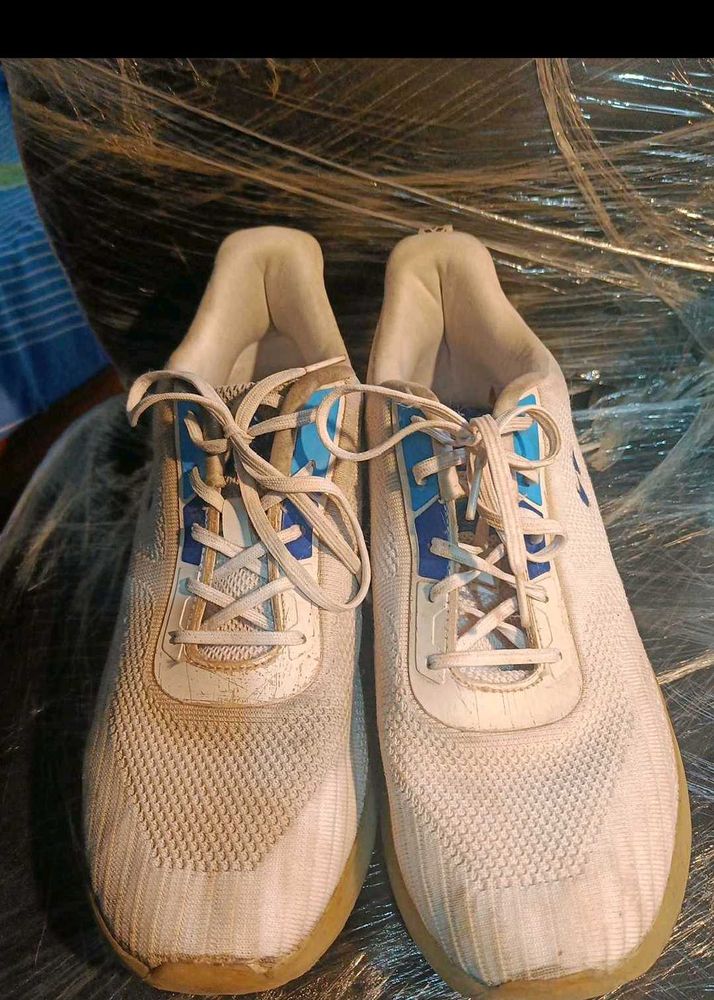 'Campus' White Sneakers