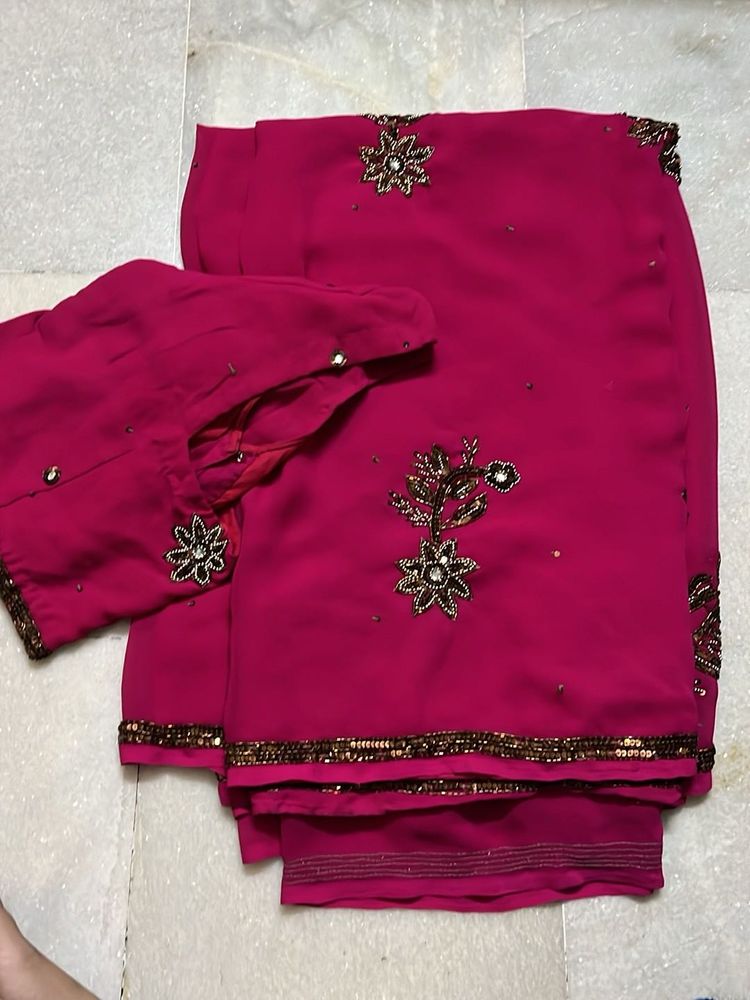 Designer Saree With blouse