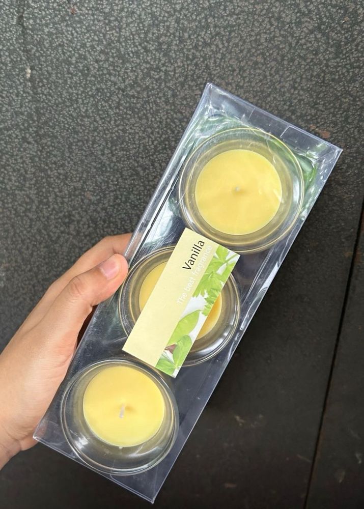 Vanilla Scented Tealight Candle Set