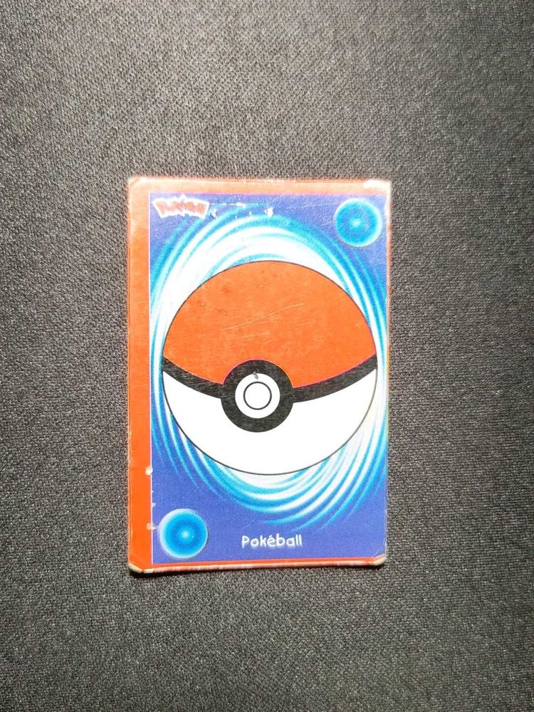 Alpenliebe pokemon greeting card POKEBALL (Rare)