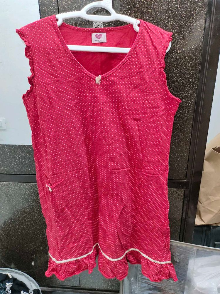 Cute Polka Dot Nightgown