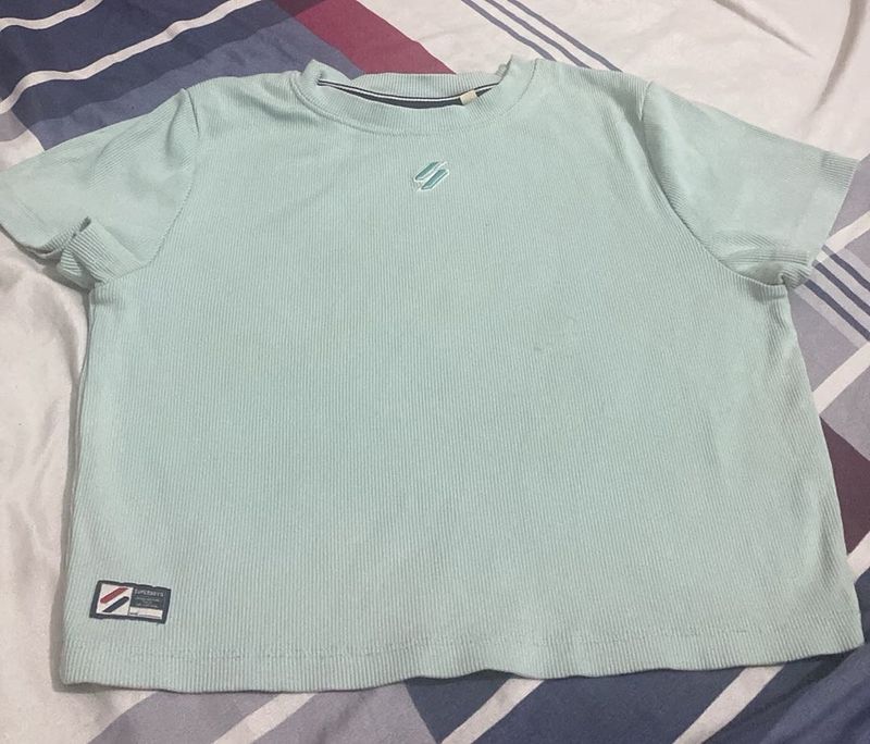 Light Blue Superdry T-Shirt