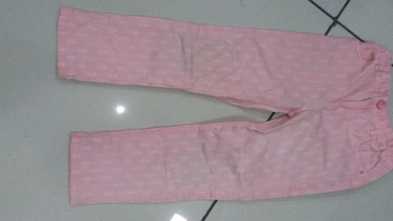 Girls Beautiful Pink Colour Jeans