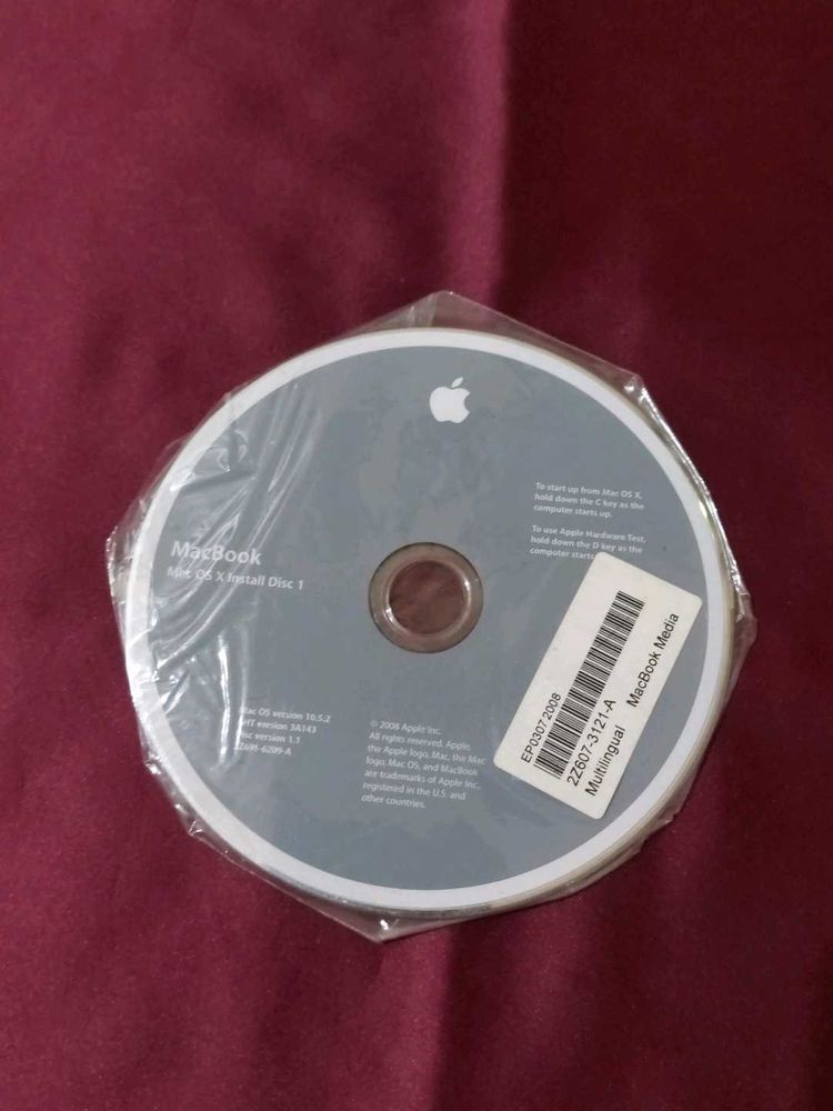 MacBook Mac OS X Install Disc 1