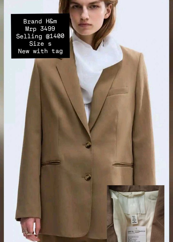 H&amp;M Beige Blazer
