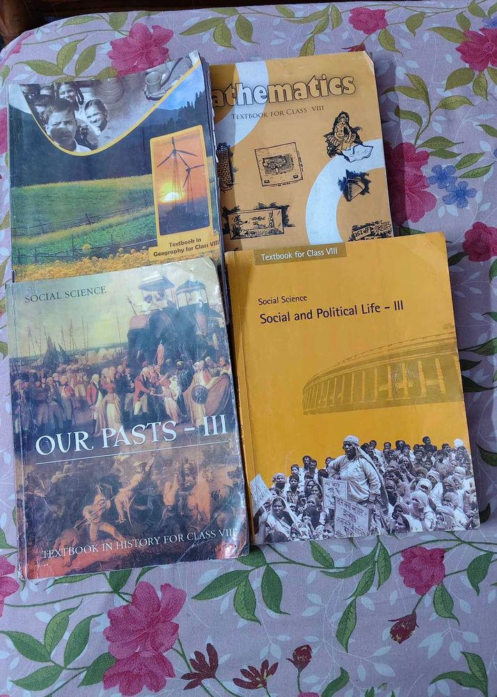 Class 8 NCERT Textbooks - Math &amp; SSc