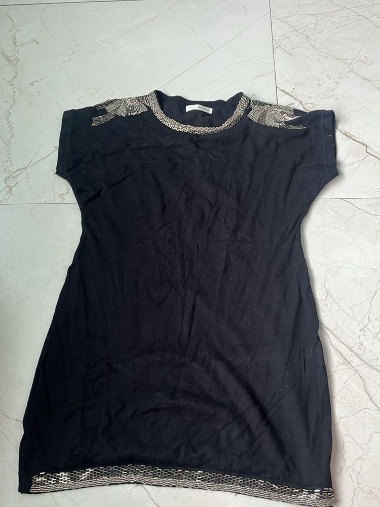 Black Embellished Dress