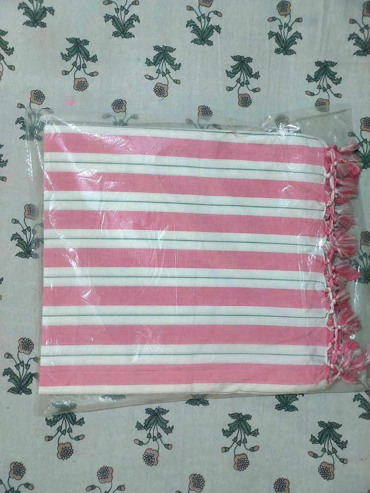 New Striped Bhagalpuri Chadar Topsheet
