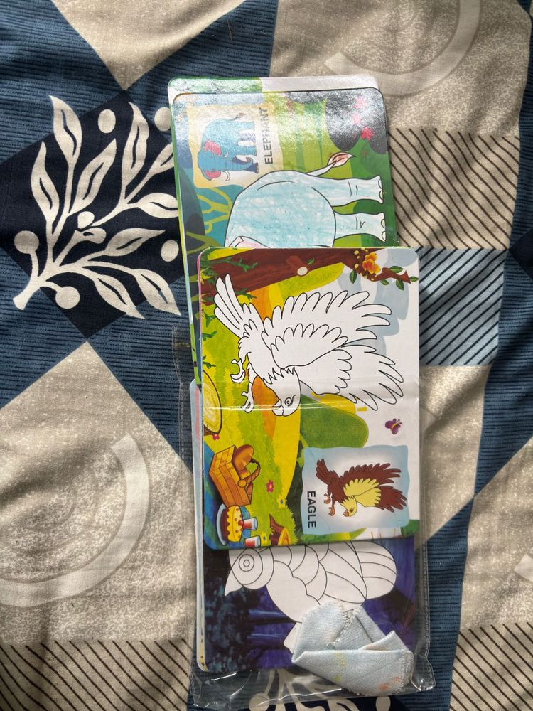 Reusable coloring Cards for kids