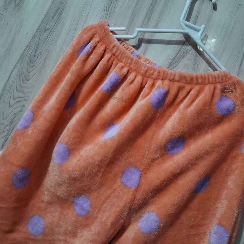 Orange Woolen Trousers