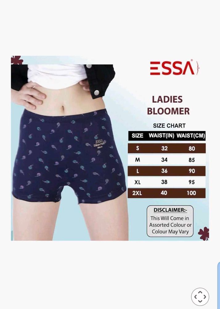 Comfortable 3 Ladies Bloomer Shorts