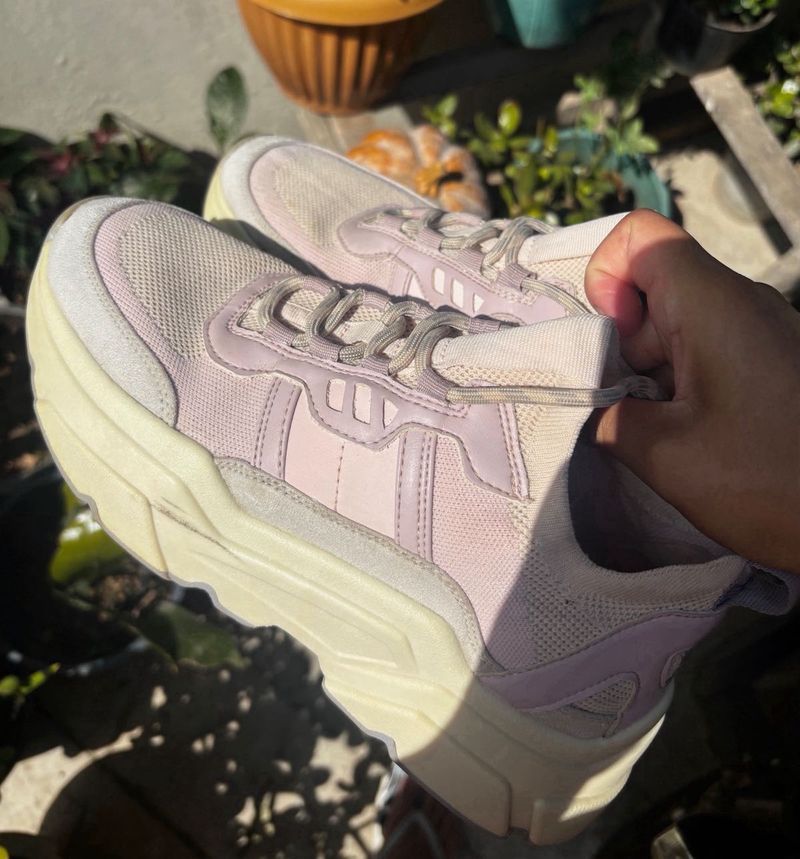 H&amp;M Pink Chunky Trainers