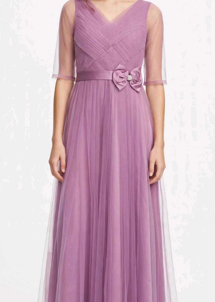 Beautiful Classy mauve gown💜