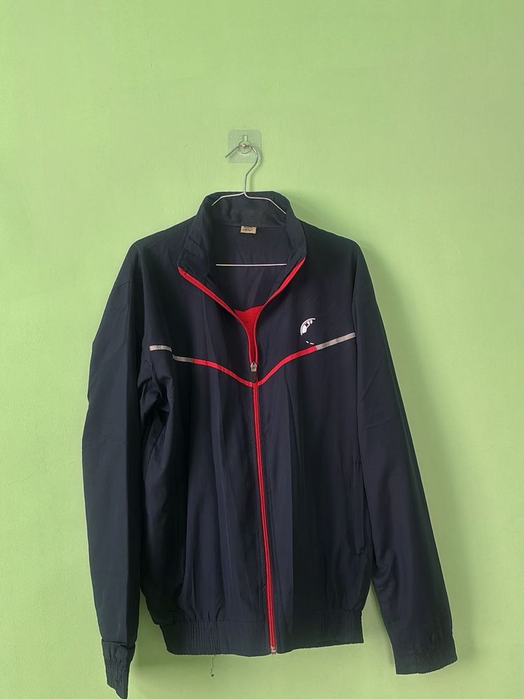 Men's Navy Blue Track Jacket