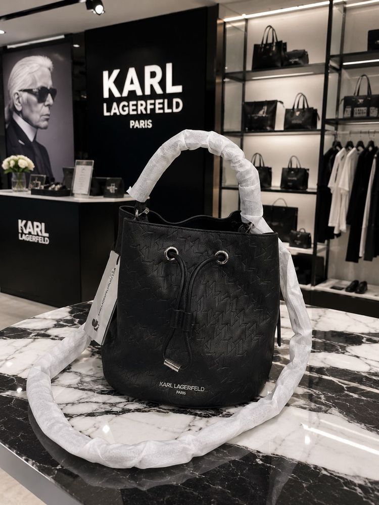 🇫🇷 Karl Lagerfeld imported authentic Bucket Bag