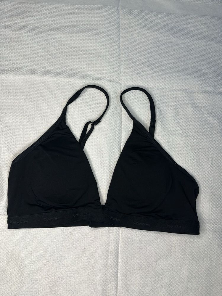 Black Triangle Bra