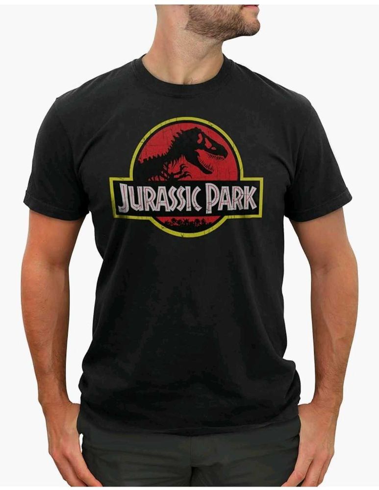 Jurassic Park Graphic T-Shirt Large Unisex