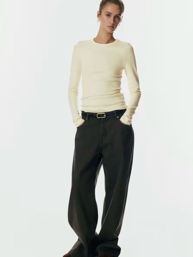 Zara Classic Long Sleeve Top