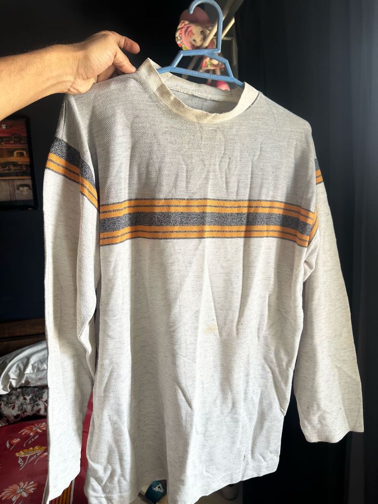Men's Striped Long Sleeve T-Shirt