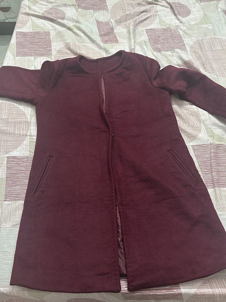 Stylish Maroon Coat