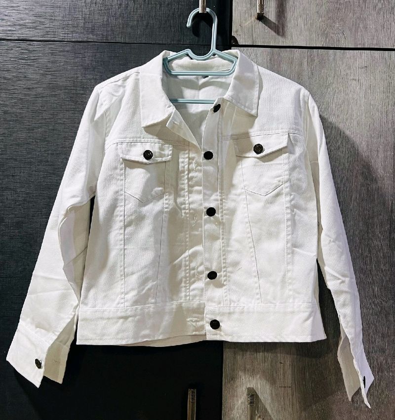 White Denim Jacket