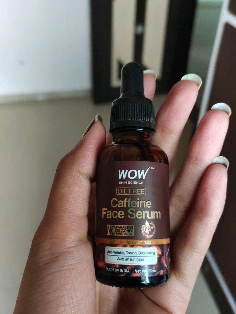 Wow Skin Science Oil Free Caffeine Face Serum