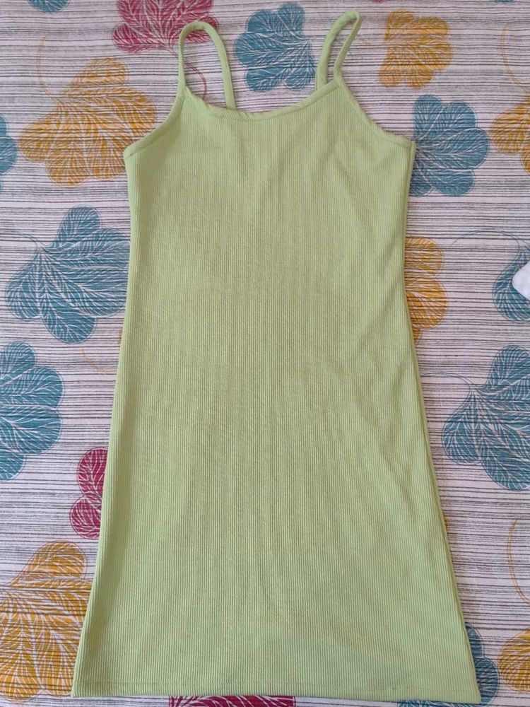Lime Green Cami Dress