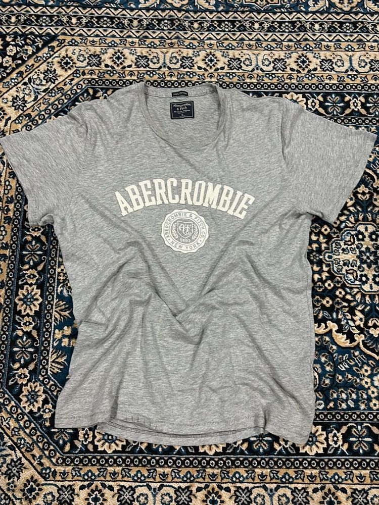 Abercrombie Grey Graphic T-Shirt