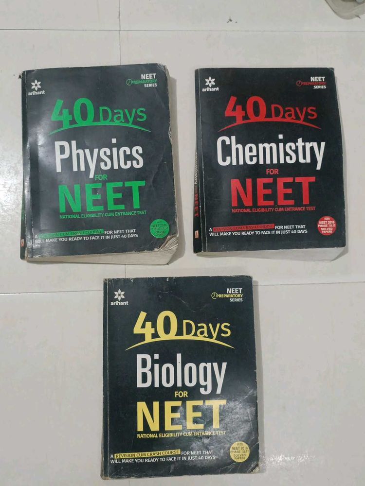 Arihant 40 Days NEET Prep Books