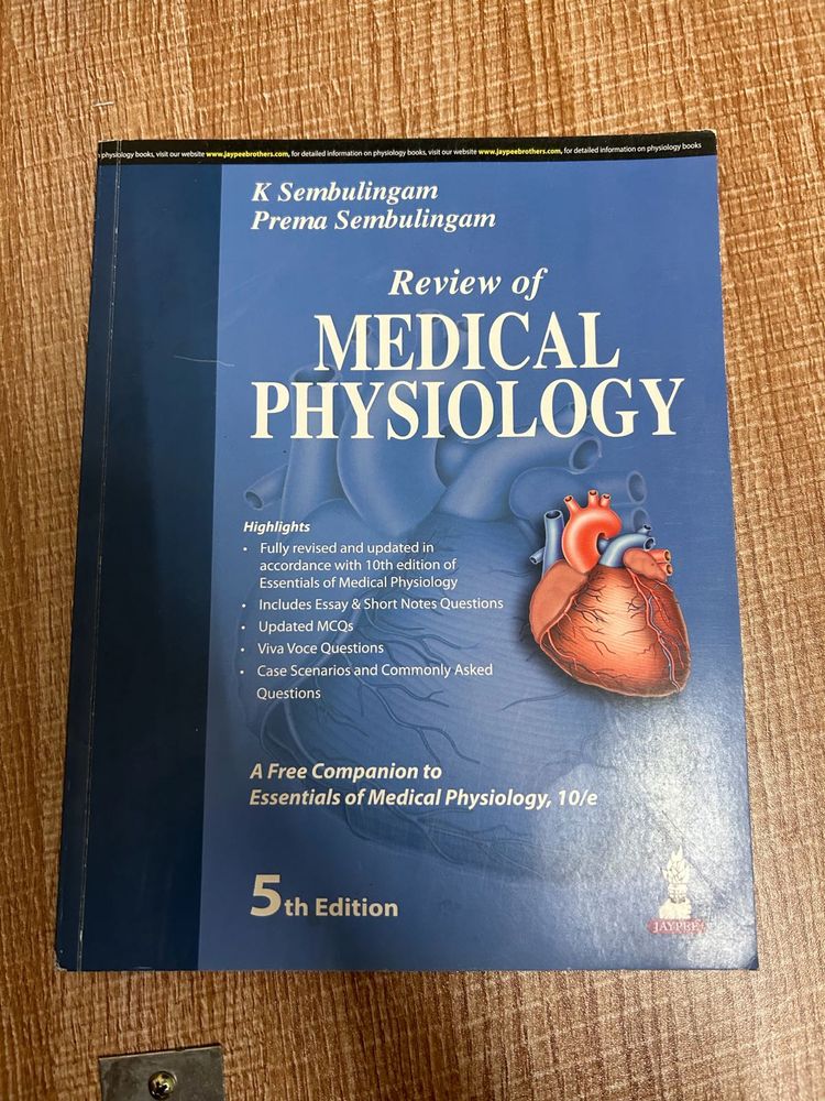 Review of Medical Physiology 5th Edition