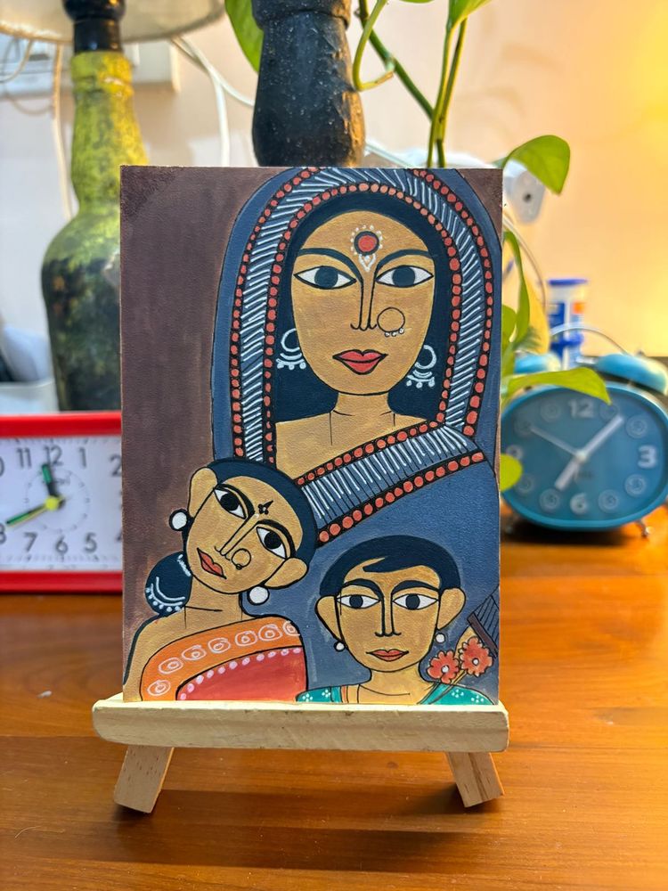 Handmade Indian Folk Art Painting