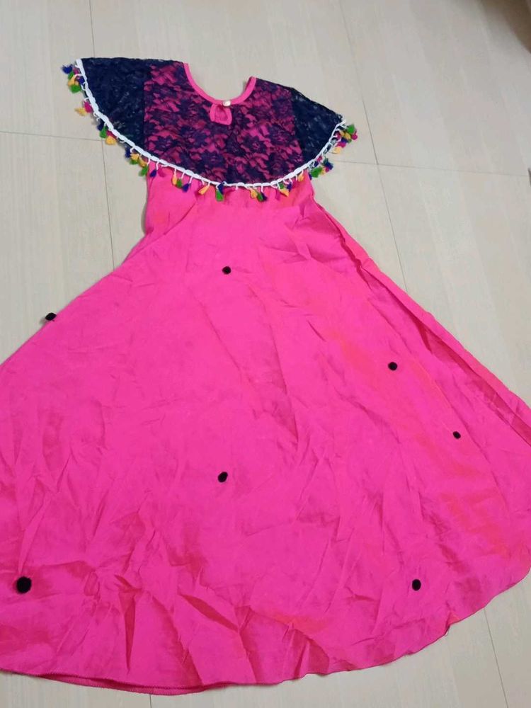 Cute Pink Girls Dress