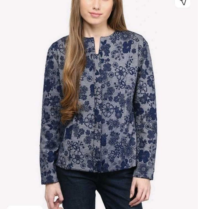 Rare Xl Floral Print Jacket